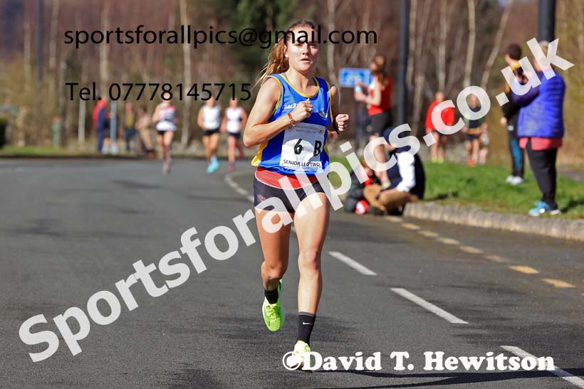 Senior womens 2024 Elswick Harriers Good Friday Relays, Newburn, Newcastle Upon Tyne  Photo: David T. Hewitson/Sports for All Pics